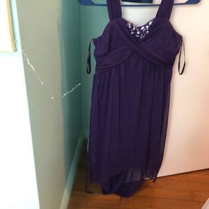 A purple dress